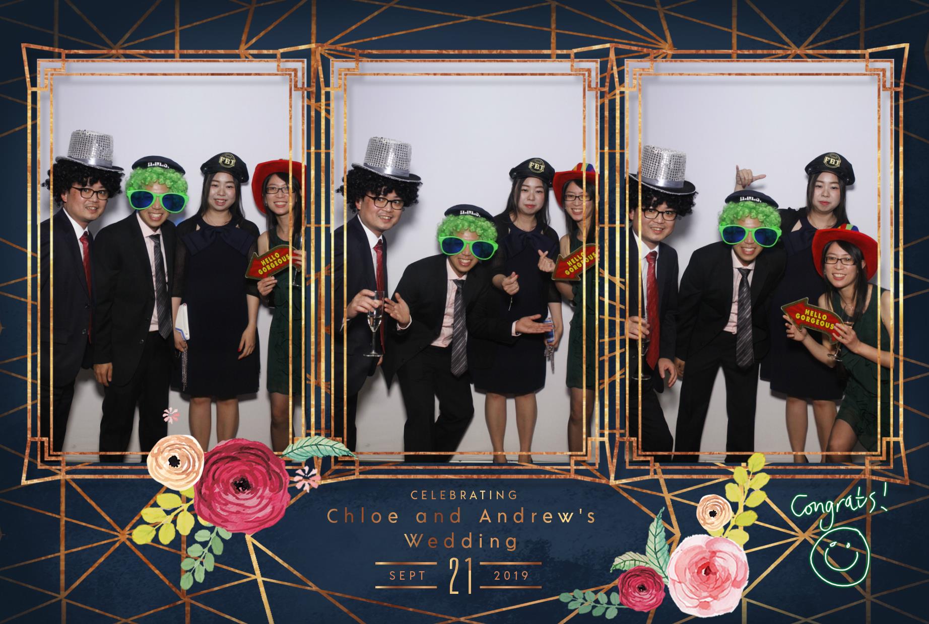 Chloe and Andrew's Wedding | View more photos from the event at gallery.myphotoboothexperience.co.uk/u/MyPhotoBoothExperienceLtd/Chloe-and-Andrews-Wedding